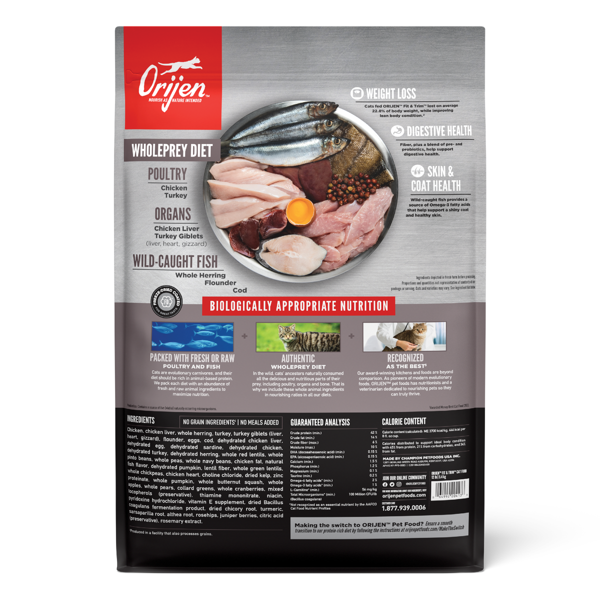 ORIJEN Fit & Trim™ Dry Cat Food