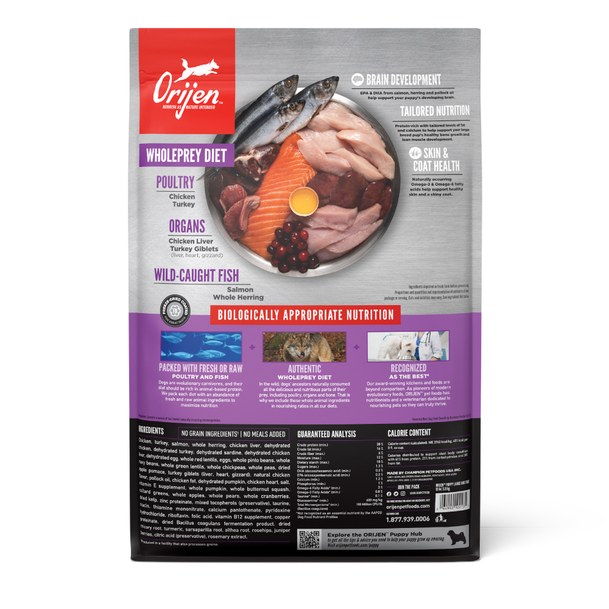 ORIJEN Puppy Large Breed Dry Dog Food