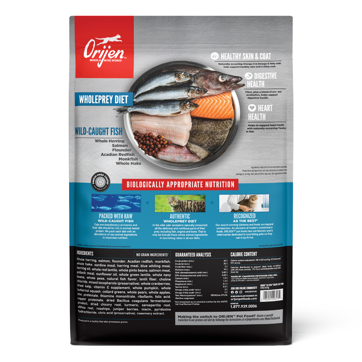 ORIJEN Six Fish Recipe Cat Food