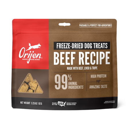 ORIJEN Beef Recipe Freeze Dried Dog Treats