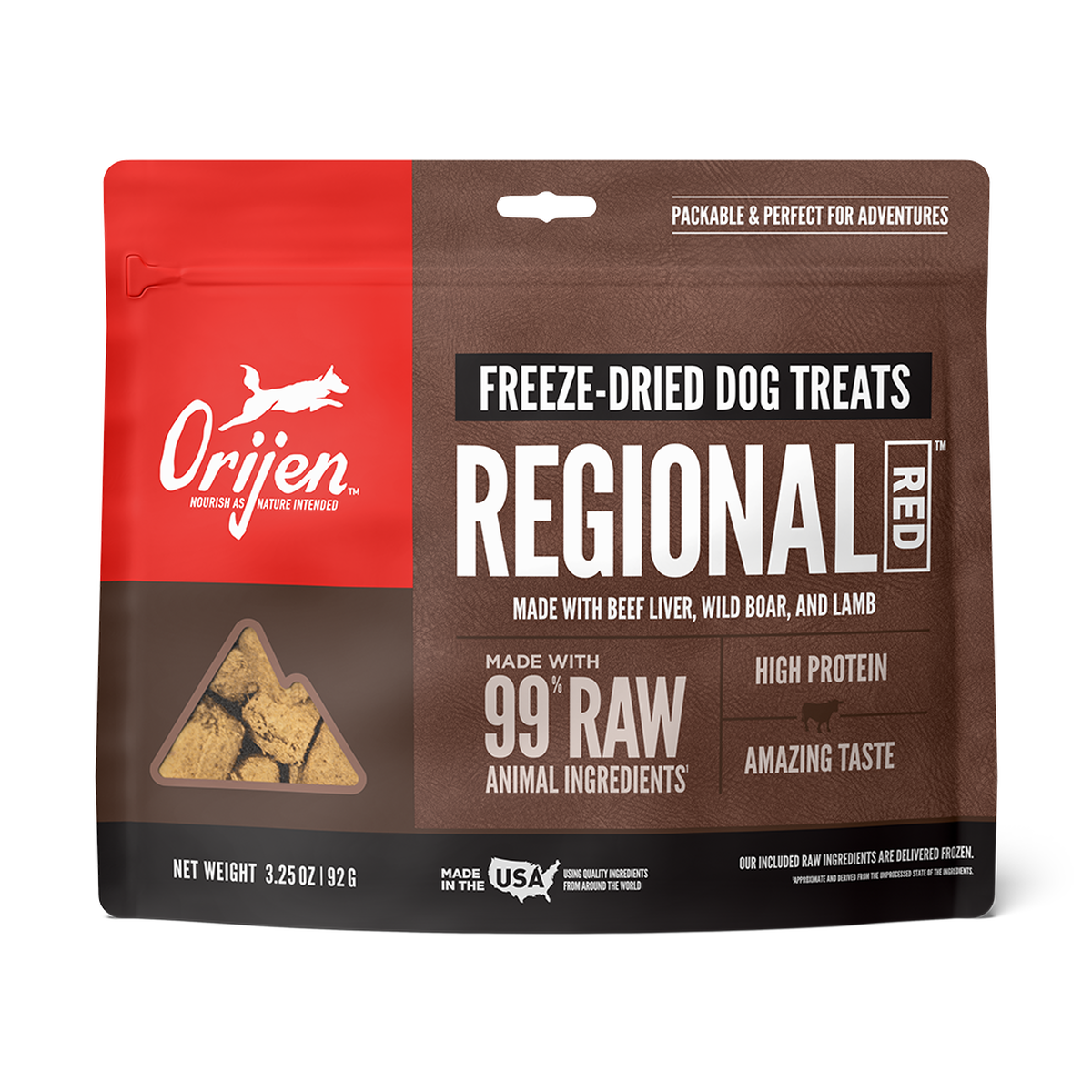 ORIJEN Freeze Dried Regional Red Dog Treats