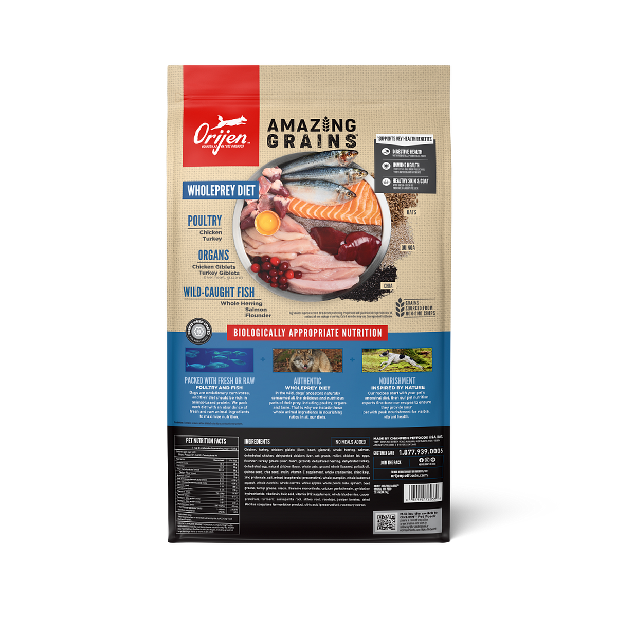 Amazing Grains, Original Dog & Cat Food | Nourish Your Pet As Nature  Intended