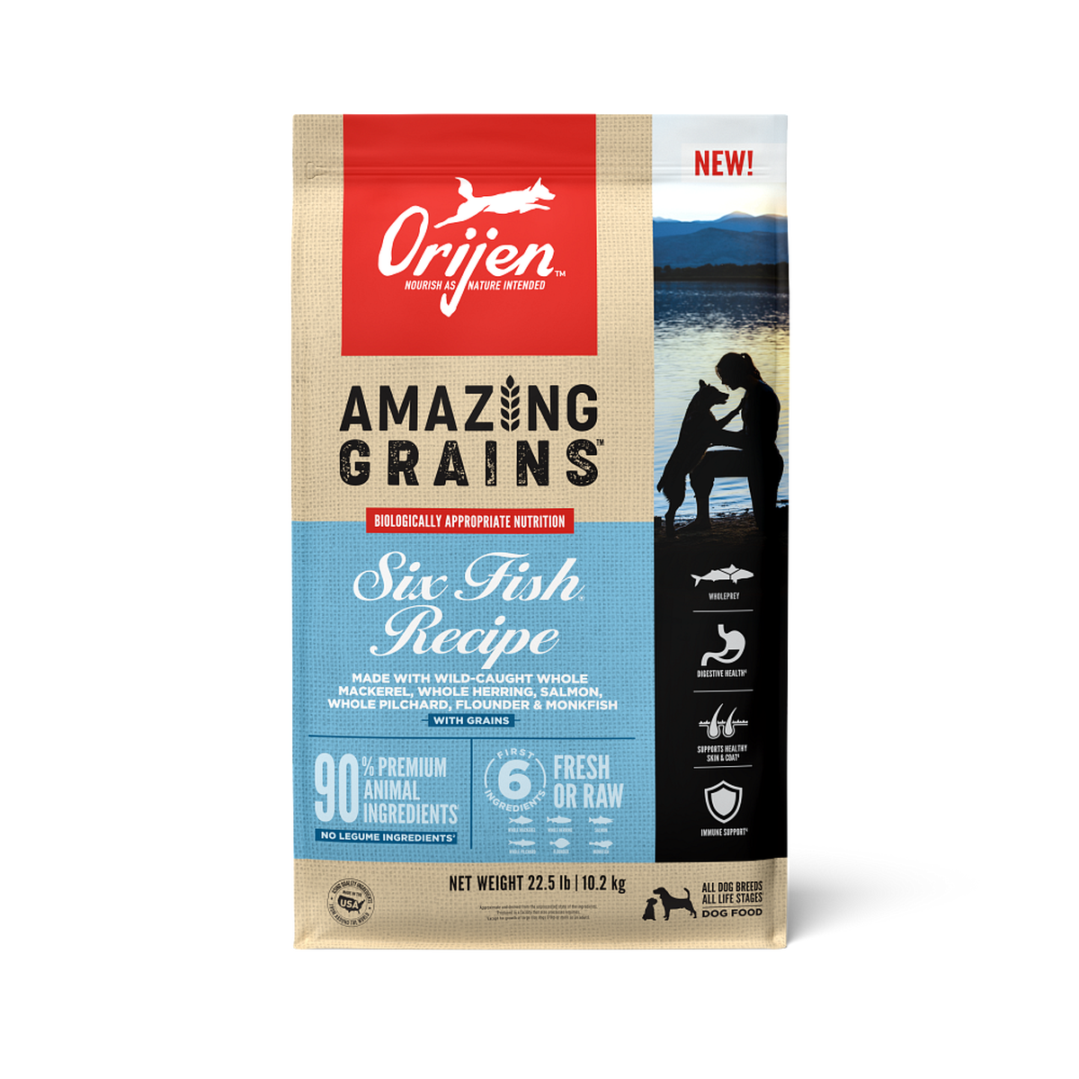 ORIJEN Six Fish Grain-Free Dry Dog Food