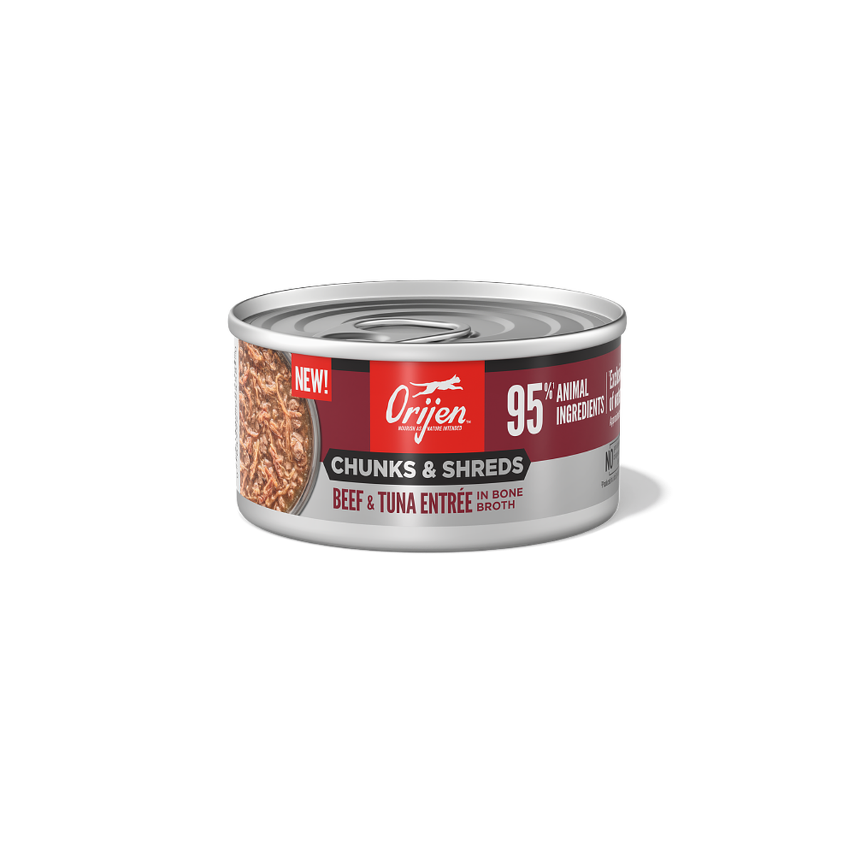 Chunks & Shreds Beef & Tuna Entrée Wet Cat Food