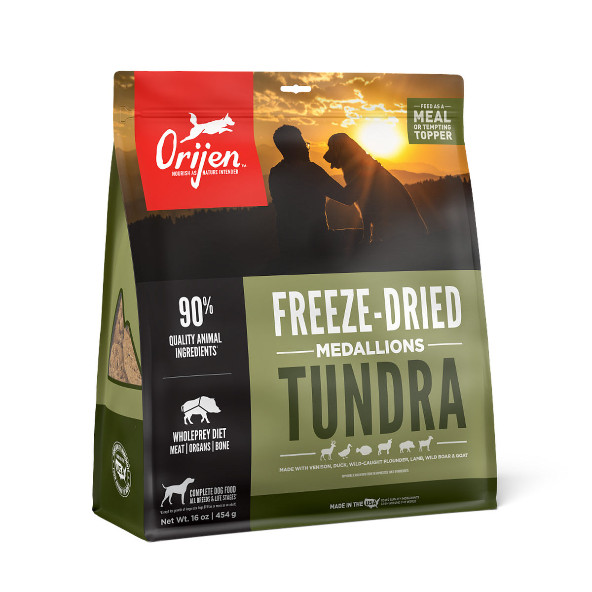 ORIJEN Tundra Freeze-Dried Medallions Dog Food