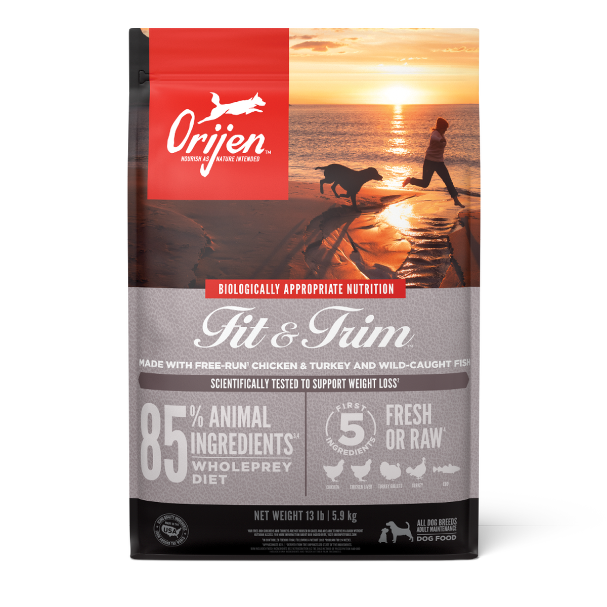 ORIJEN Fit & Trim Grain-Free Dry Dog Food