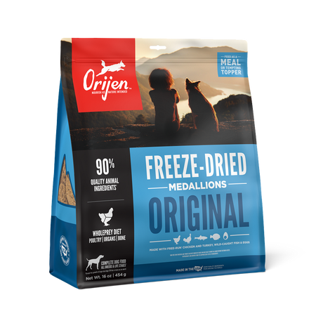 ORIJEN Original Grain-Free Freeze-Dried Dog Food & Topper