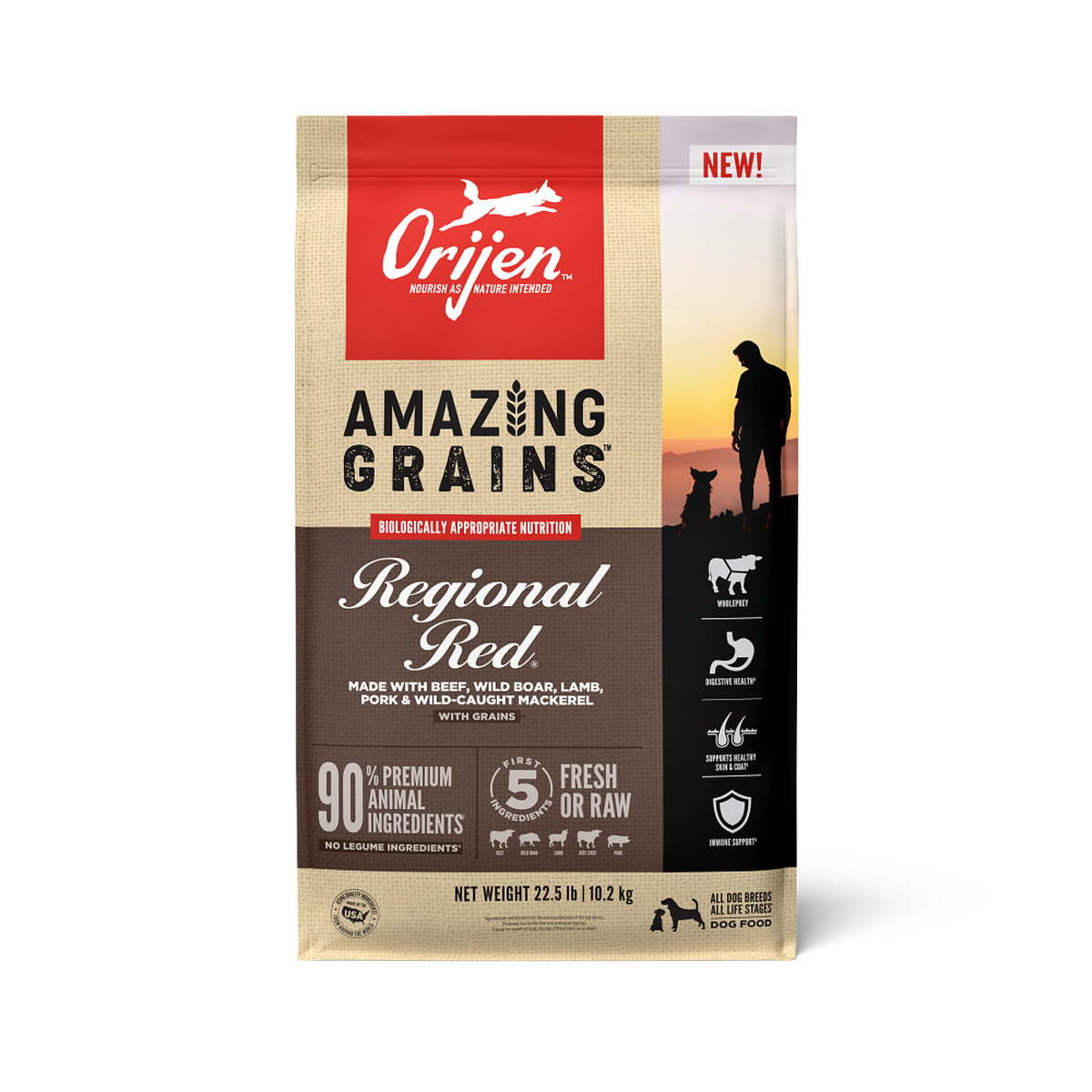 ORIJEN Regional Red Grain-Free Dry Dog Food