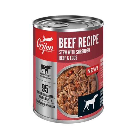 ORIJEN Beef Recipe Stew with Shredded Beef and Eggs Wet Dog Food