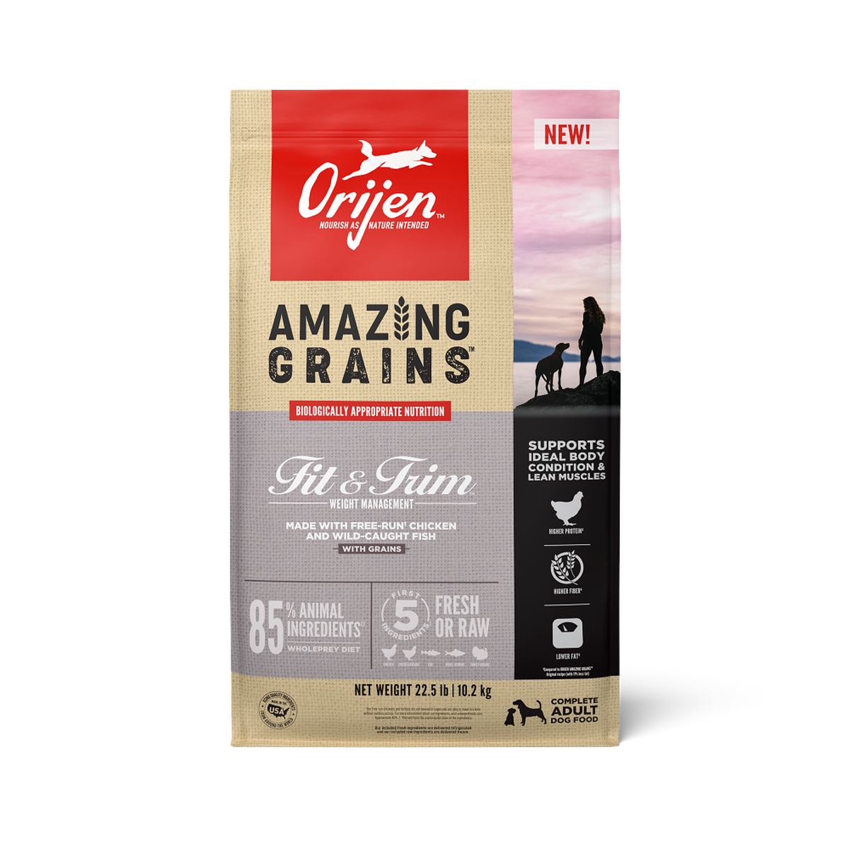 ORIJEN Fit & Trim Grain-Free Dry Dog Food