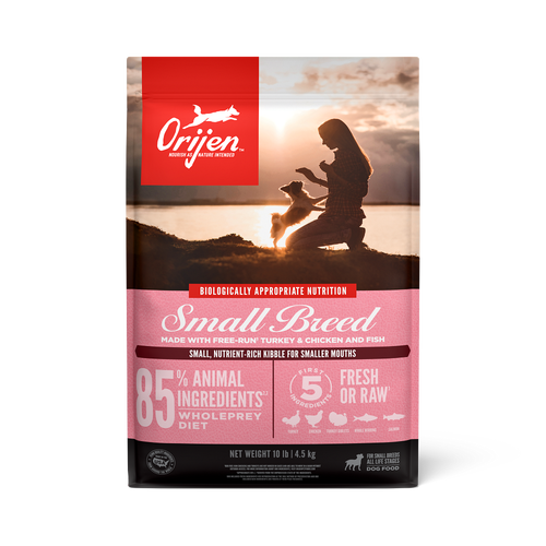 ORIJEN Small Breed อาหารสุนัขโตพันธุ์เล็ก โปรตีนสูงจากสัตว์ปีกและปลา